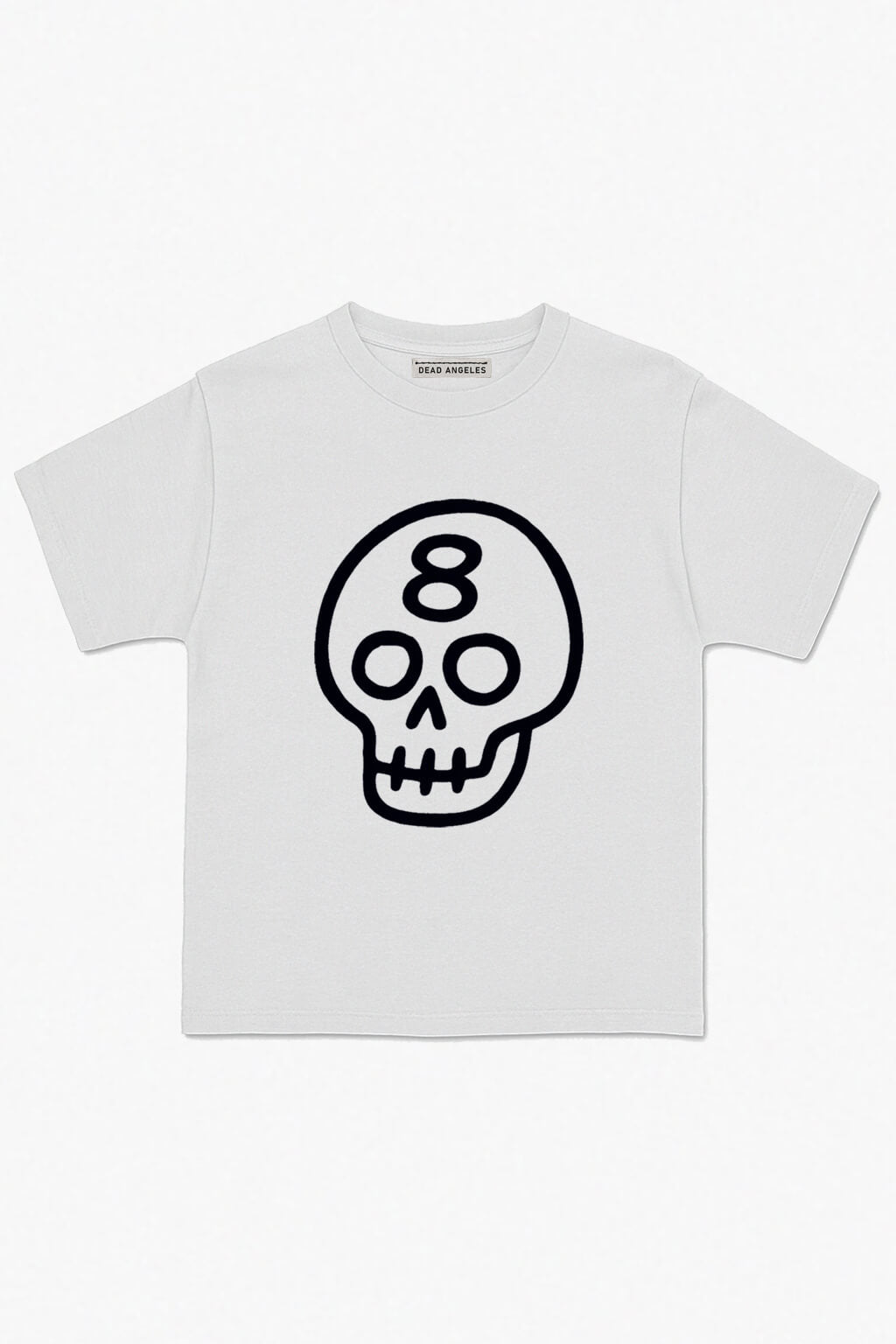 Dead angeles skull 8 ball black oversized t-shirt
