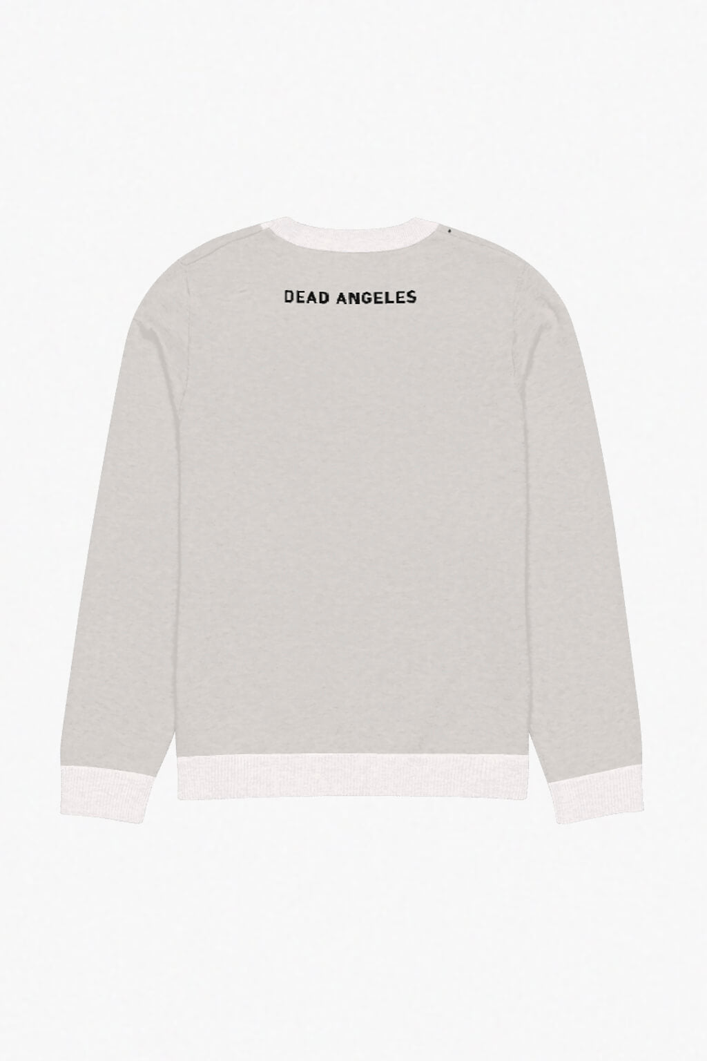 Skull punk cowboy knit sweater by Dead Angeles front view
